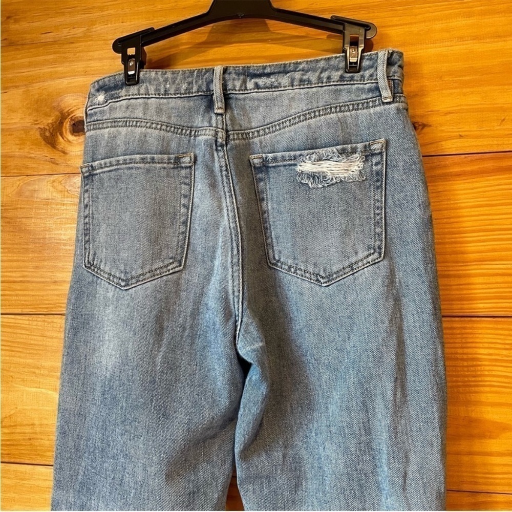 PacSun Light Blue Distressed High Rise Mom Jeans 26 - Picture 8 of 15